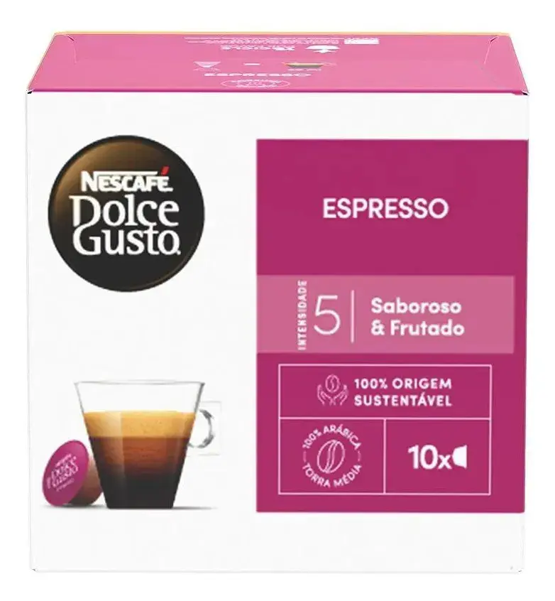 Café em Capsulas Dolce Gusto Espresso 10 unidades Nescafé - 1