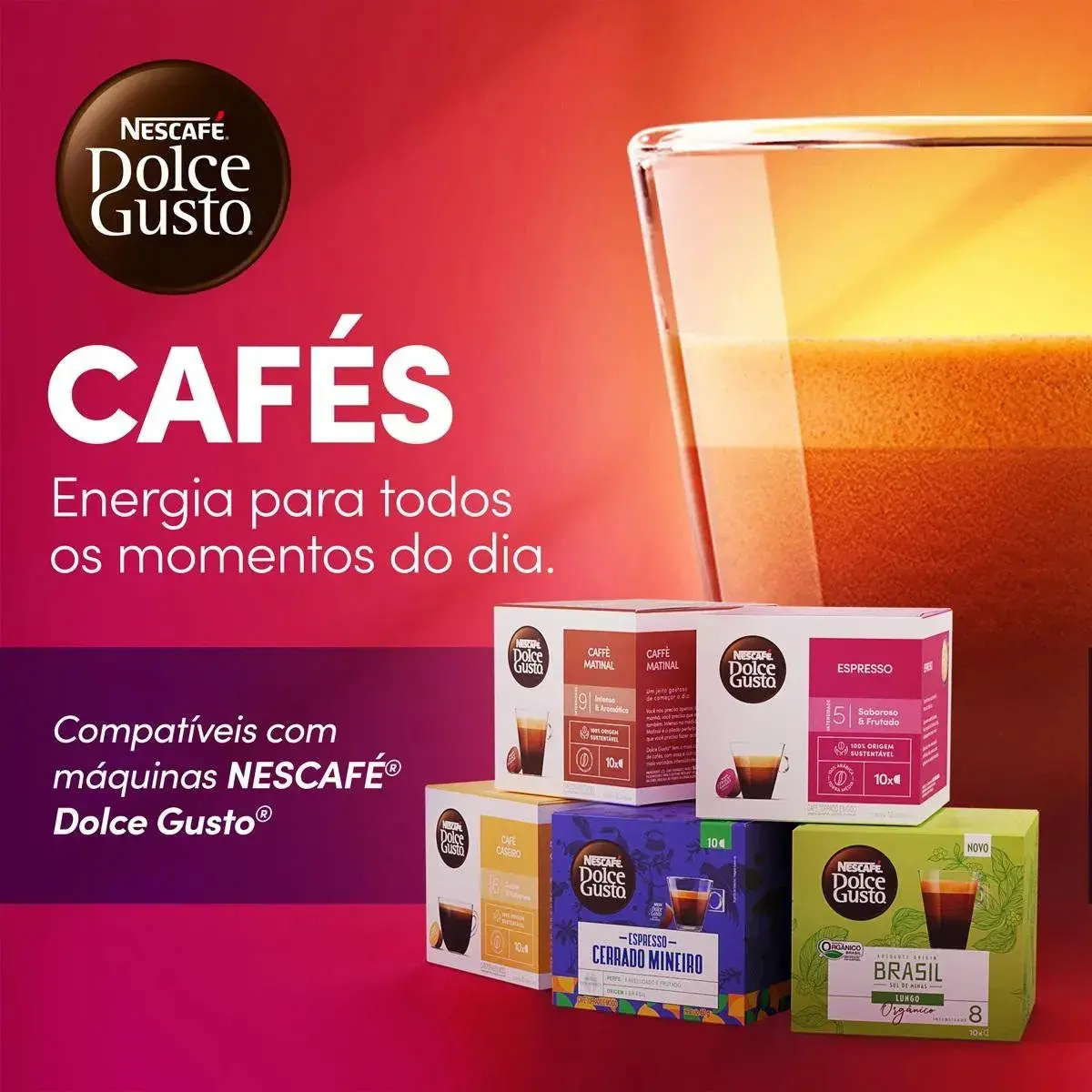 Café em Capsulas Dolce Gusto Espresso 10 unidades Nescafé thumbnail 8