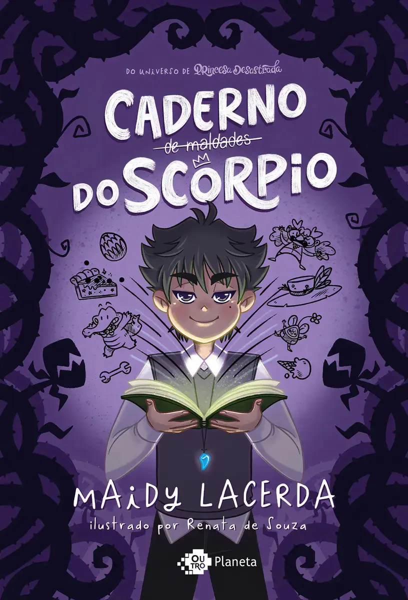 O caderno de maldades do Scorpio - Lacerda, Maidy - Editora Planeta - Capa Mole