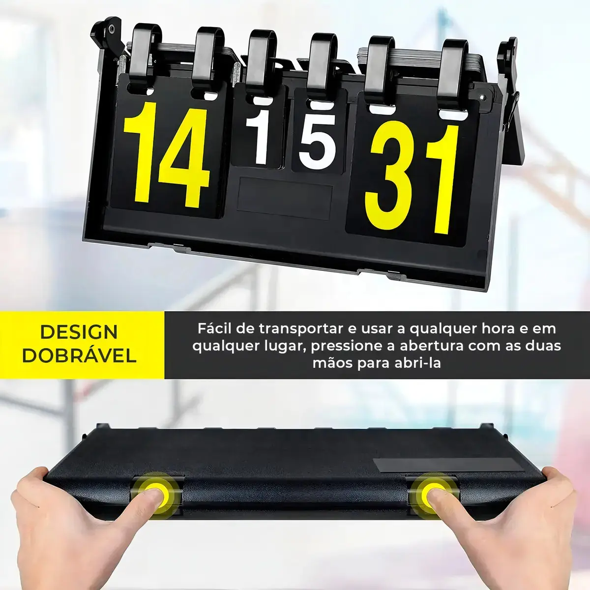 Placar De Mesa Dobrável Marcador Contador Manual Volei Futevôlei Futebol Esporte Forte Triboshop thumbnail 6