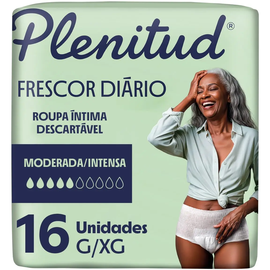 Roupa Íntima Plenitud Classic para Incontinência G/XG-16 un