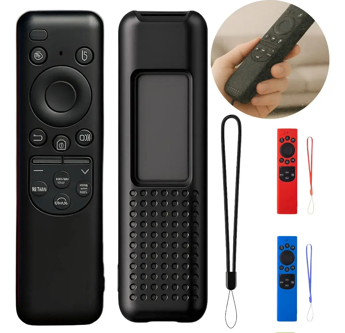 Capa Para Controle Samsung BN59-01432A de Silicone Com Aro thumbnail 10