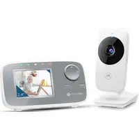Babá Eletrônica Motorola VM482 Com Monitor Wireless 2.4 Branco