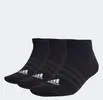 Kit Meia Adidas Cano Baixo Sportswear c/ 3 Pares - 1