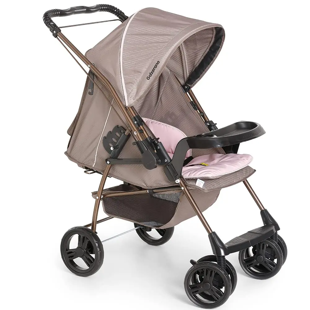 Galzerano Carrinho Milano Rev. Ii Cappuccino Rosa 1016Cpr