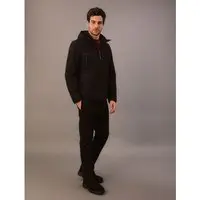 Jaqueta Masculina Básica Flat Calvin Klein Sherpa - Preto Jaqueta Masculina Básica Flat Calvin Klein Sherpa Preto Gg
