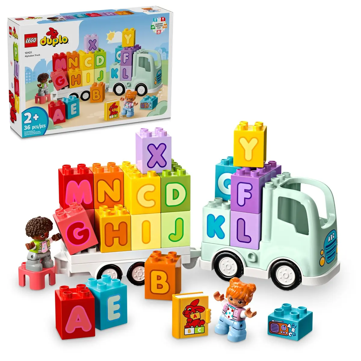 LEGO Set DUPLO Town 10421 Camião do Alfabeto 36 peças - 1