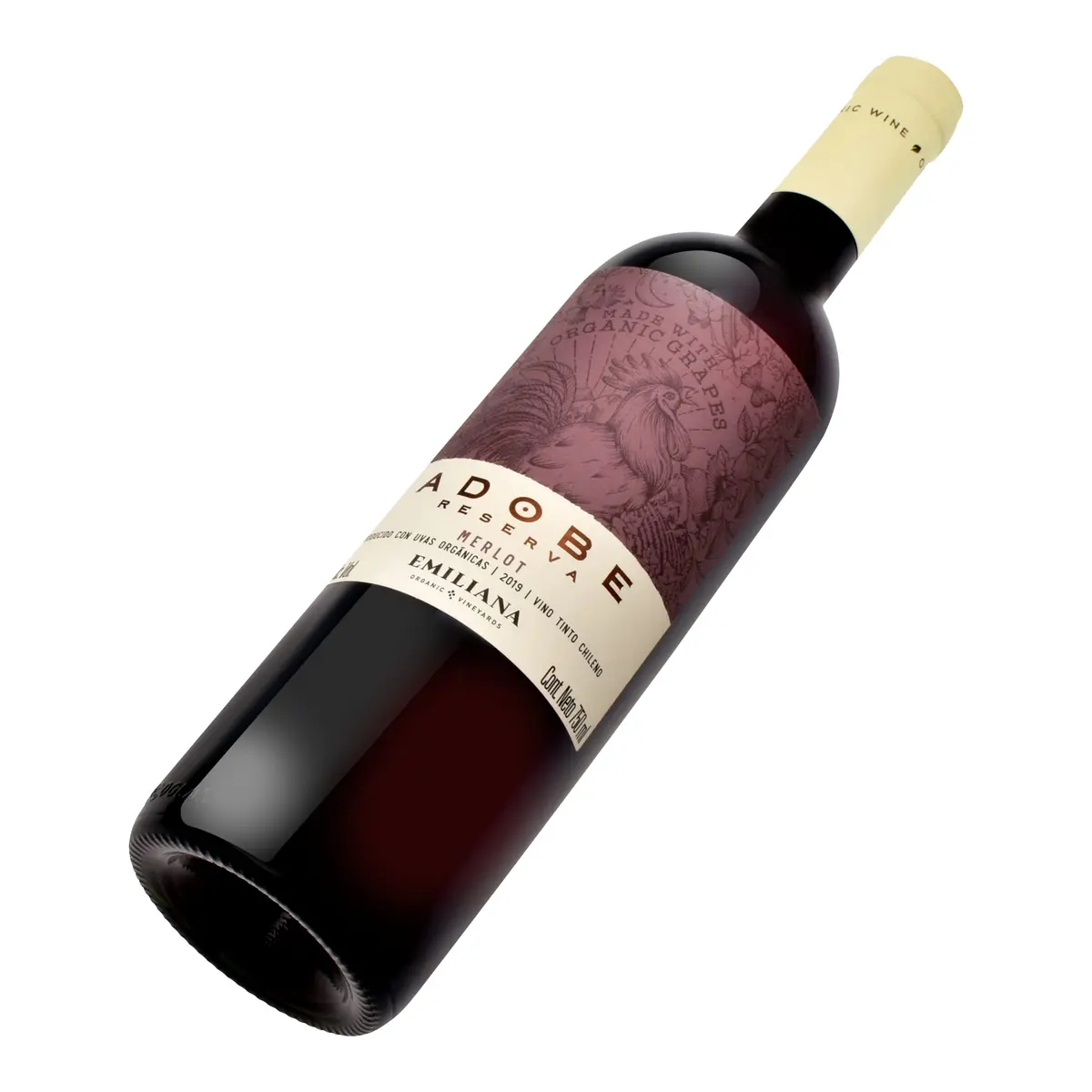 VINHO EMILIANA ADOBE TT MERLOT 750ML