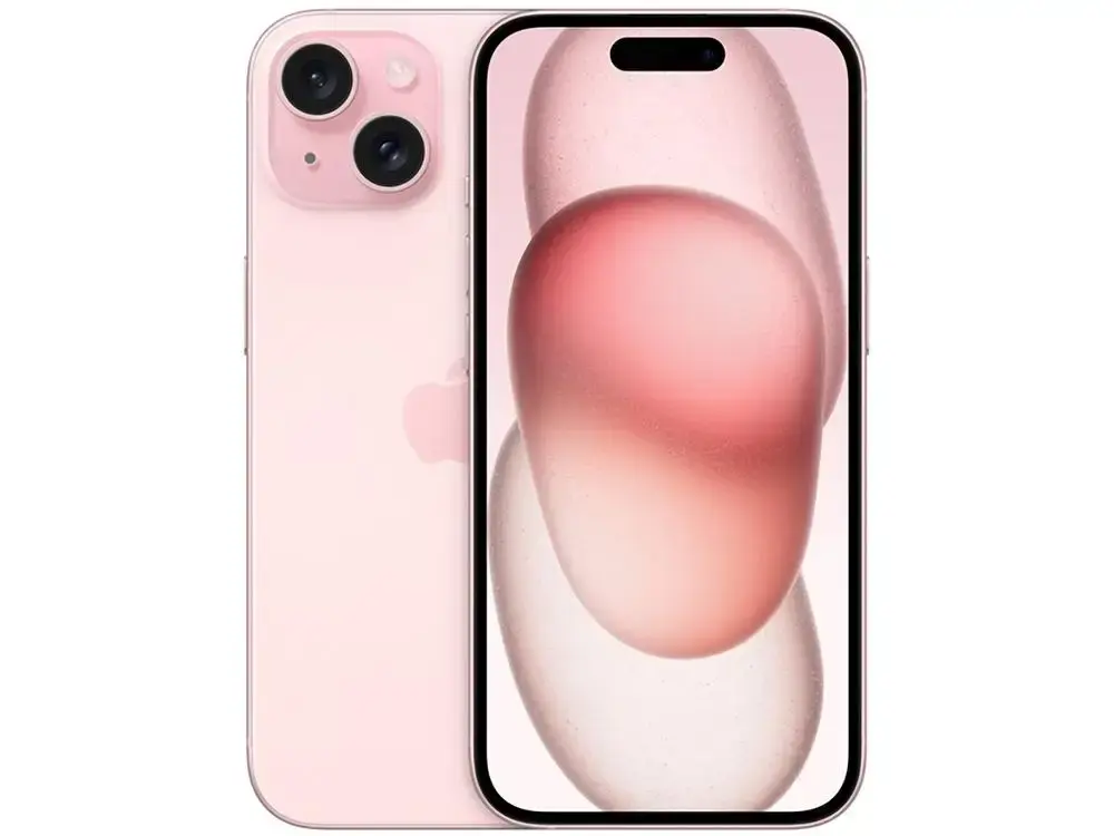 Apple iPhone 15 128GB Rosa 6,1" 48MP iOS 5G - 1