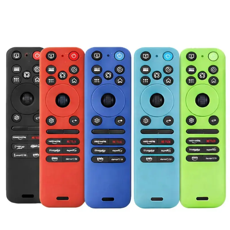 Capa Para Controle Remoto LG Magic MR25GA de Silicone Premium Preto Brilha no Escuro thumbnail 10