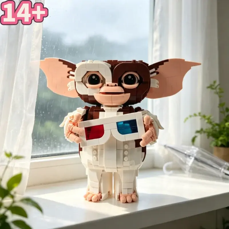 Blocos de Montar Mogwai Gremlins Filmes 1125 Peças Grande Economia Modelos de Exibição Edição de Colecionador Presentes de Aniversário e Natal