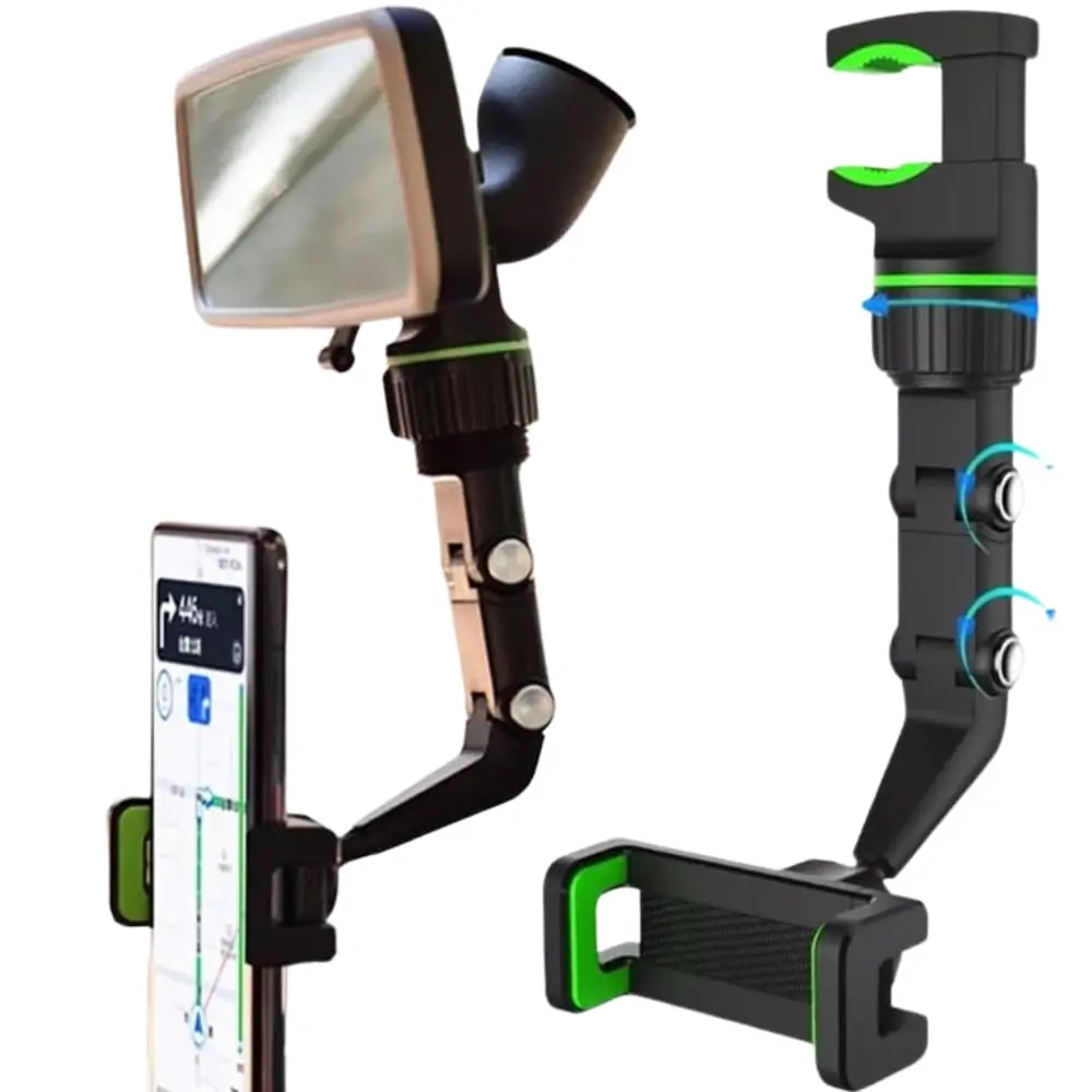 Suporte Veicular para Celular, Ajustável, Rotação 360 Graus, Multifuncional- QH Shopp - 1