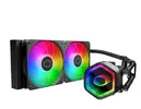 Water Cooler Cooler Master MasterLiquid 240 Core II, RGB, 2 Fans, 120 mm, AMD, Intel, Preto - 1