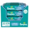 Lenços Umedecidos Pampers Bebê 576 Unidades - 1