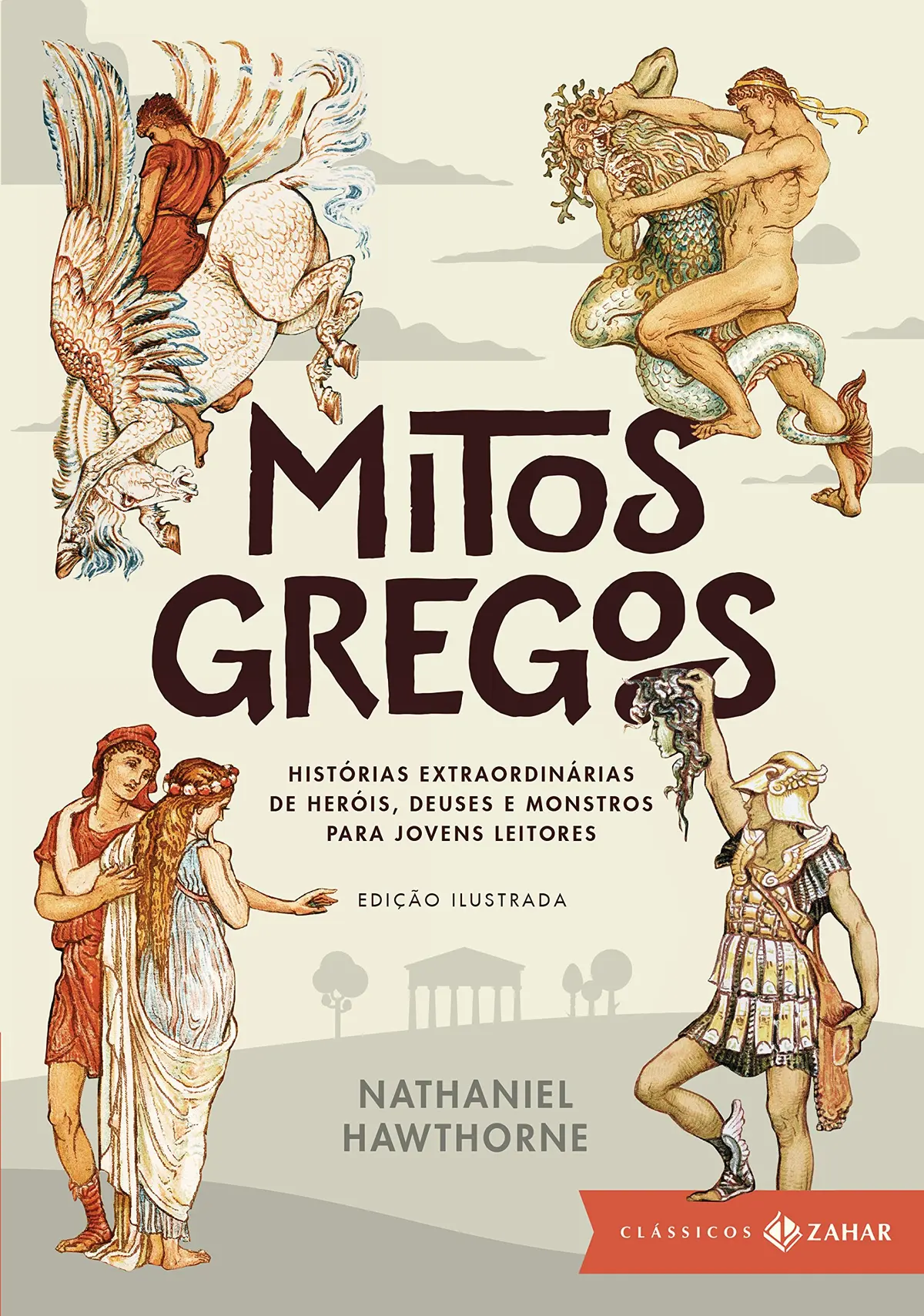 Mitos gregos I: Edição ilustrada (Texto integral de Nathaniel Hawthorne e ilustrações originais de Walter Crane): Histórias extraordinárias de heróis, deuses e monstros para jovens leitores - 1