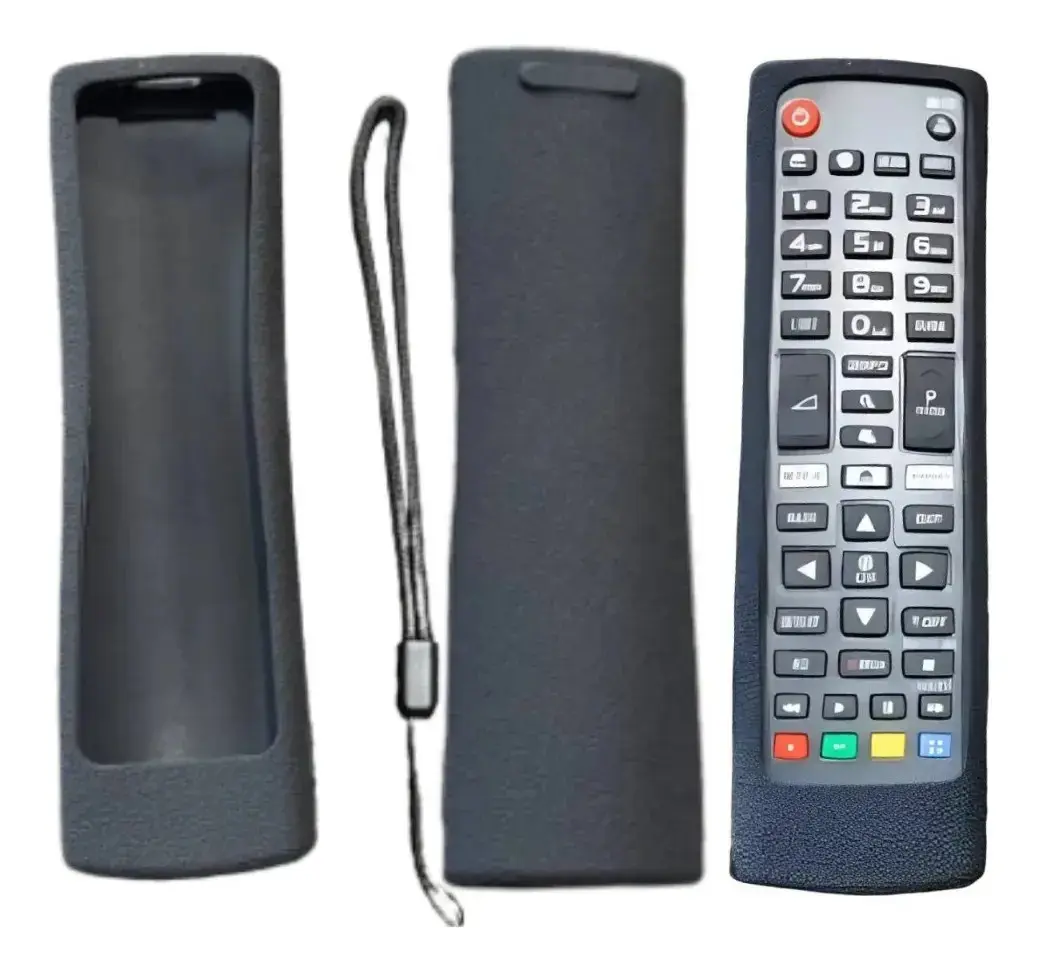 Capinha De Silicone Para Controle Remoto Tv LG Led Smart 4k Preto - 1