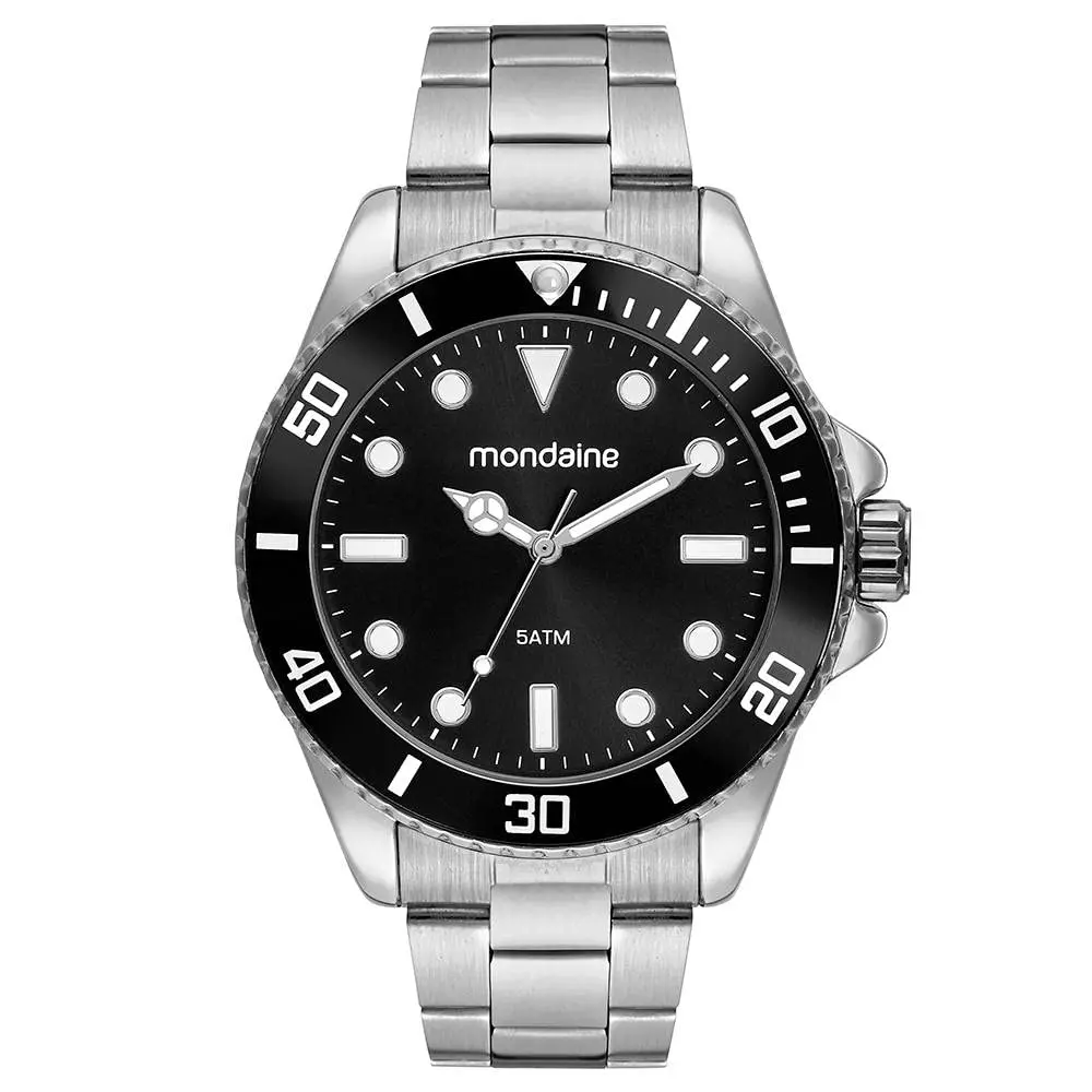 Relogio Mondaine Masculino Ref: 32549g0mvne1 Casual Prateado - 1