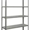 Estante Armário De Aço 6 Bandejas 90cm Cinza Suporta 150kg - 1