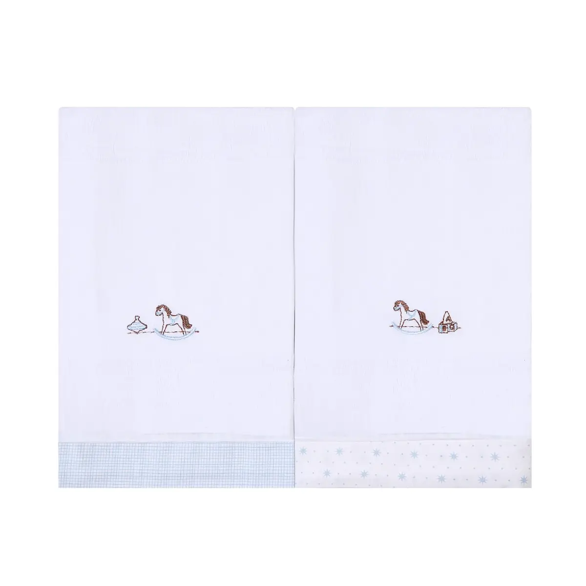 Papi Textil Toalha De Fralda Bordados Papi 1,10M X 70Cm Contem 02 Un