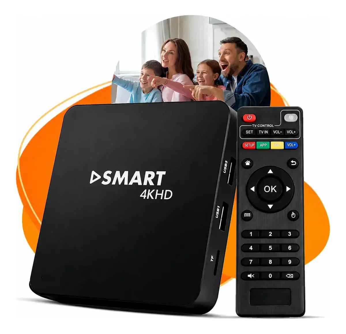 Smart Pro Tv Box 4k Android Tv Youtube Netflix Wi-fi 5g - 1