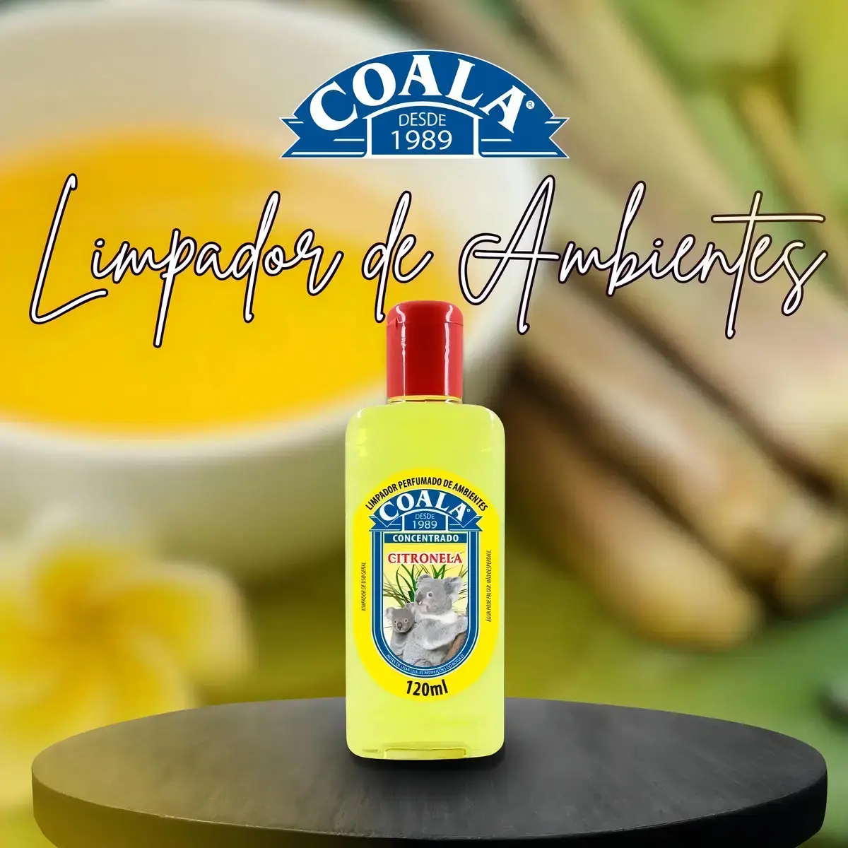 Limpador Perfumado de Ambientes Coala - Citronela - 120 ml thumbnail 2