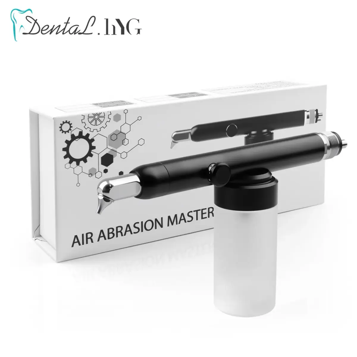 Micro blaster de óxido de alumínio dental, polidor de ar, jateamento dental, pistola de alumina, ferramentas odontológicas com água ou sem água - 1
