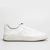 【Tam.: 38 39 40 41 42 e 43 】Tênis Couro Democrata Bold Masculino - Creme+Branco - 1