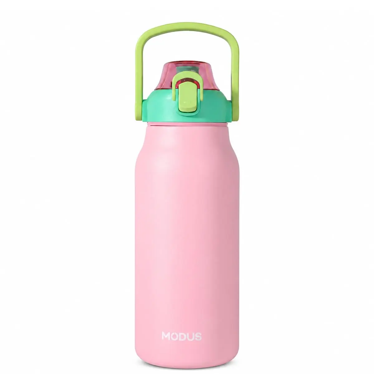 Garrafa Térmica de Água 1700ml de Aço Inoxidável com Canudo e Alça | Base Emborrachada Antiderrapante, À Prova de Vazamentos, Sem BPA, Ideal para Carro, Academia, Escritório, Viagens e Dia a Dia