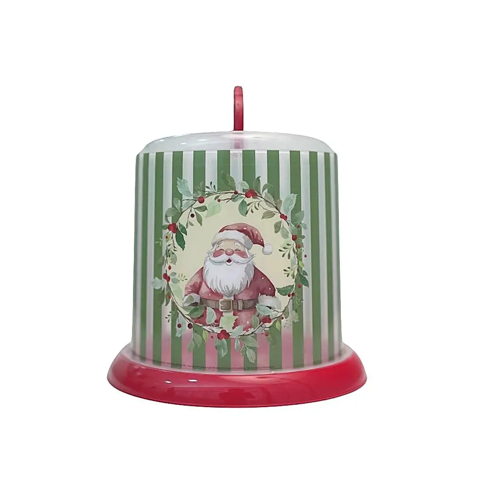 Plasútil Porta Panetone Chocotone Plástico Natal Papai Noel | Exclusivo