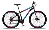 Bicicleta Aro 29 Aço Carbono 21 Velocidades Freios A Disco - 1