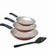 Conjunto 3 Frigideiras Antiaderente + Espátula de Nylon - 1