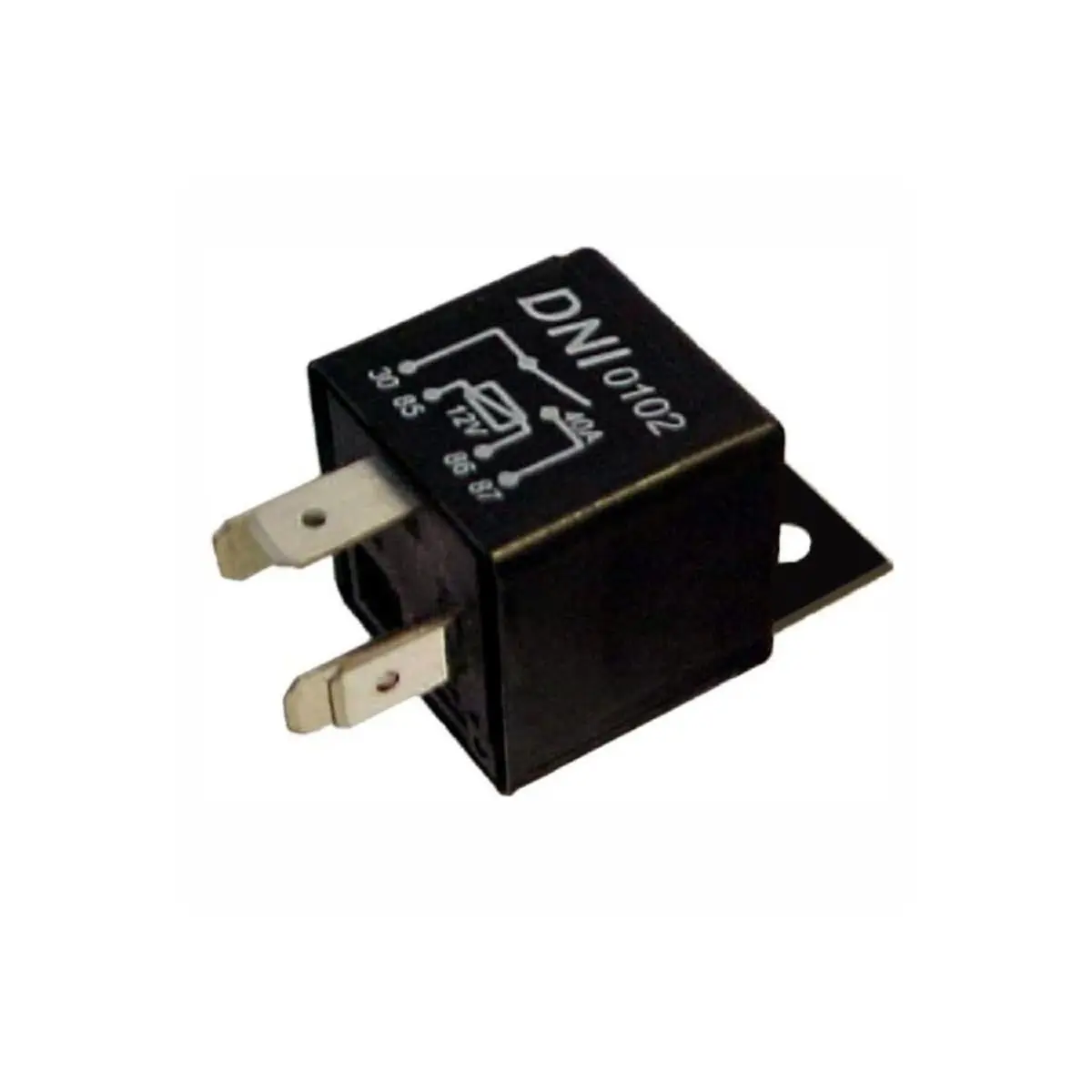 DNI, 0102, Rele Auxiliar Reversor Vw/Audi/Iveco/Fiat/Toyota - 12V 4 Term, Multicor