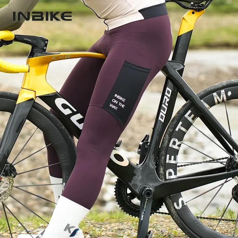Inbike inverno ciclismo bib calças de lã térmica mtb roupas ciclismo 3d acolchoado tempo frio bicicleta bib collants legging roupas