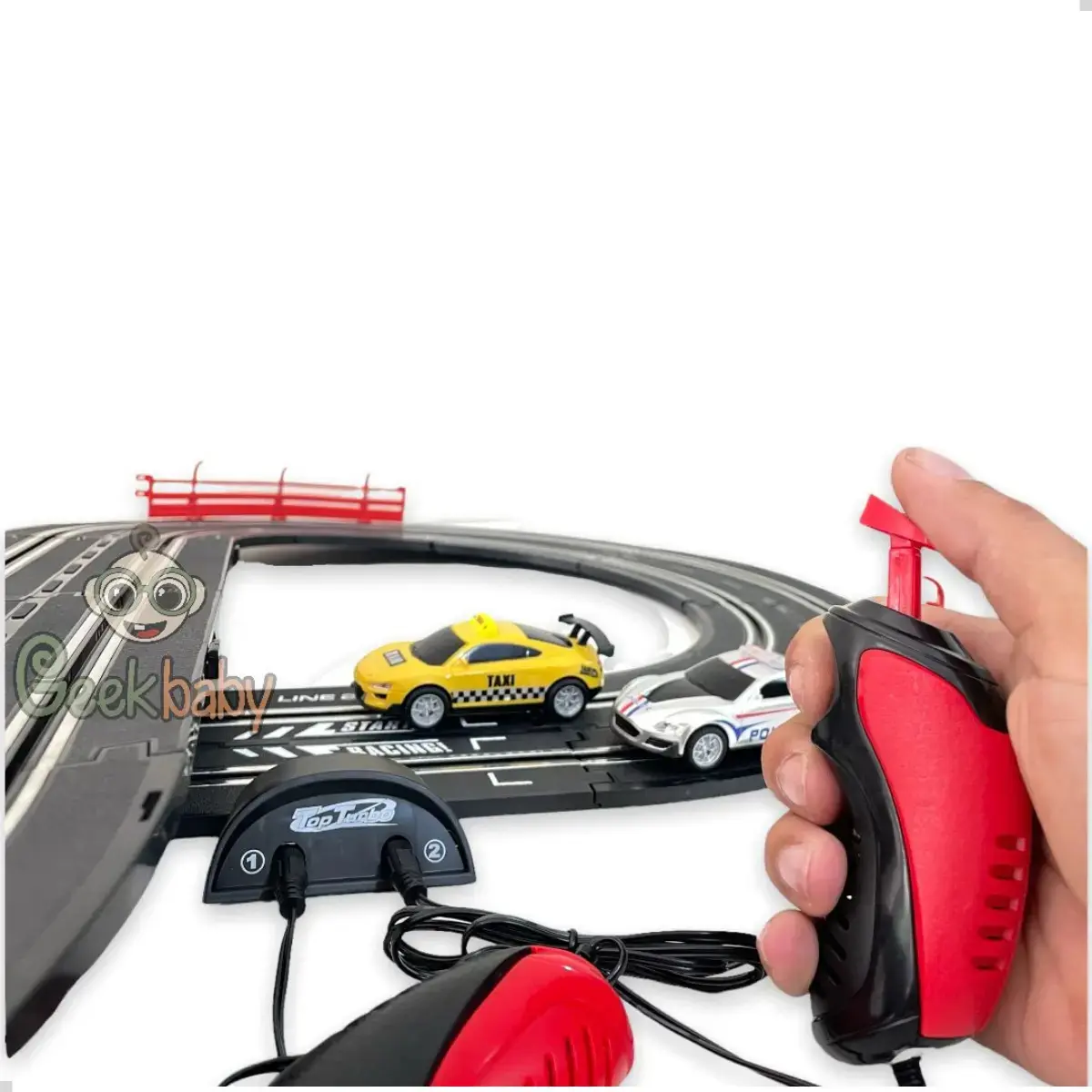 Pista Autorama Organiser Dmt5892 280cm 2 Carrinhos e 2 Controles thumbnail 4