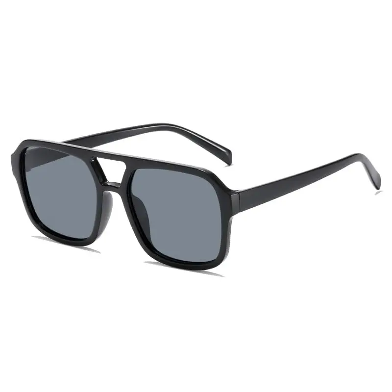 Óculos de Sol Retrô Quadrado Vintage Unissex Estilo Influencer Proteção UV400 Lentes Espelhadas Leves Confortáveis para Homens e Mulheres