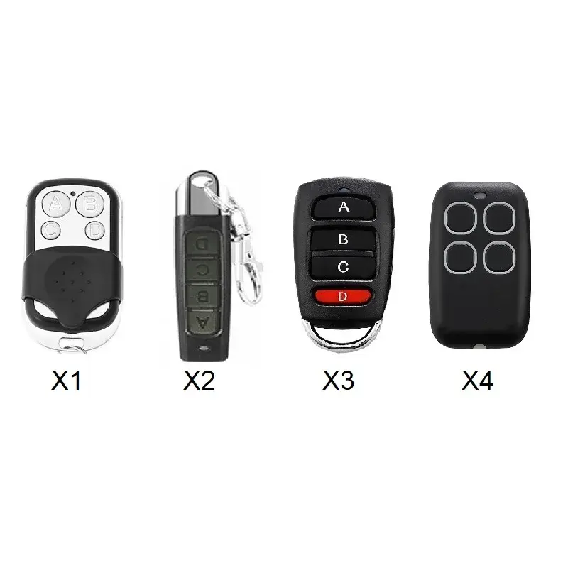 50PCS Controle Remoto Universal 433MHZ Duplicador de Código para Portão e Porta de Garagem