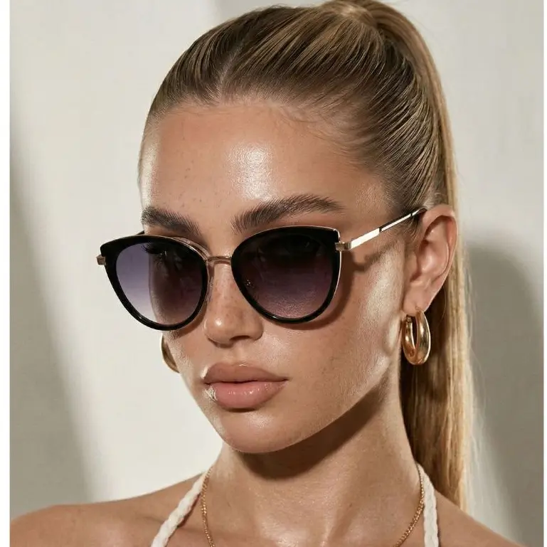 Óculos de Sol London Gatinho Premium Vintage Clássico Retrô Blogueira uv400 Feminino - 1