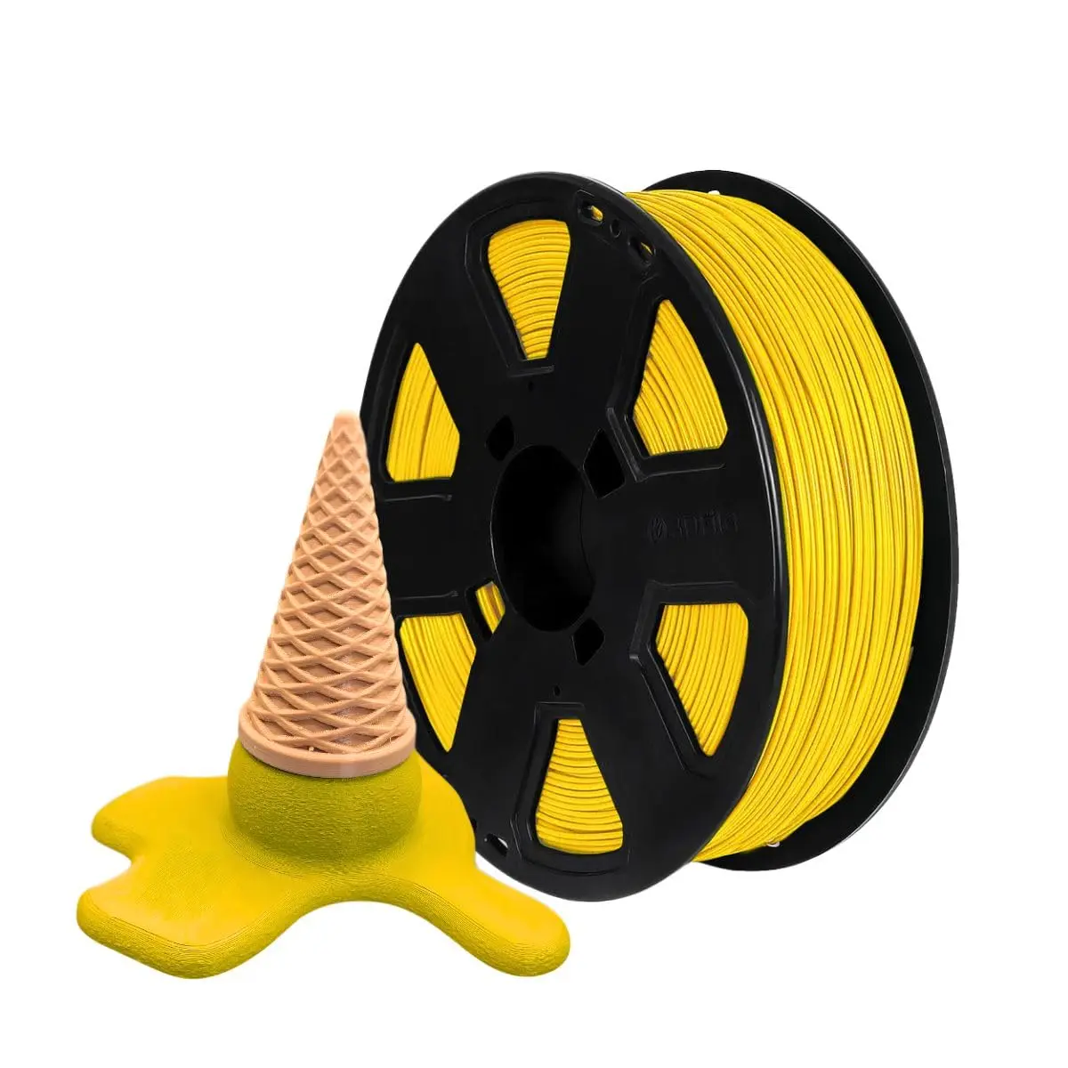 Filamento ABS Premium para Impressora 3D 1,75mm 1kg (Amarelo Canário)
