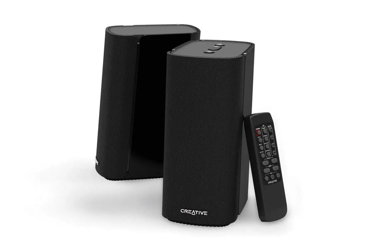 CAIXA DE SOM GAMER CREATIVE T100 PRETO - 1