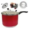 Pipoqueira N°20 Vermelho Alumínio Com Tampa De Vidro 4 L - 1