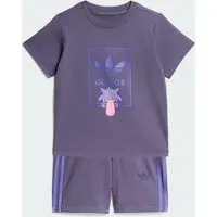 Conjunto Pokémon: Camiseta Folgada e Shorts de Corte Regular Kids adidas