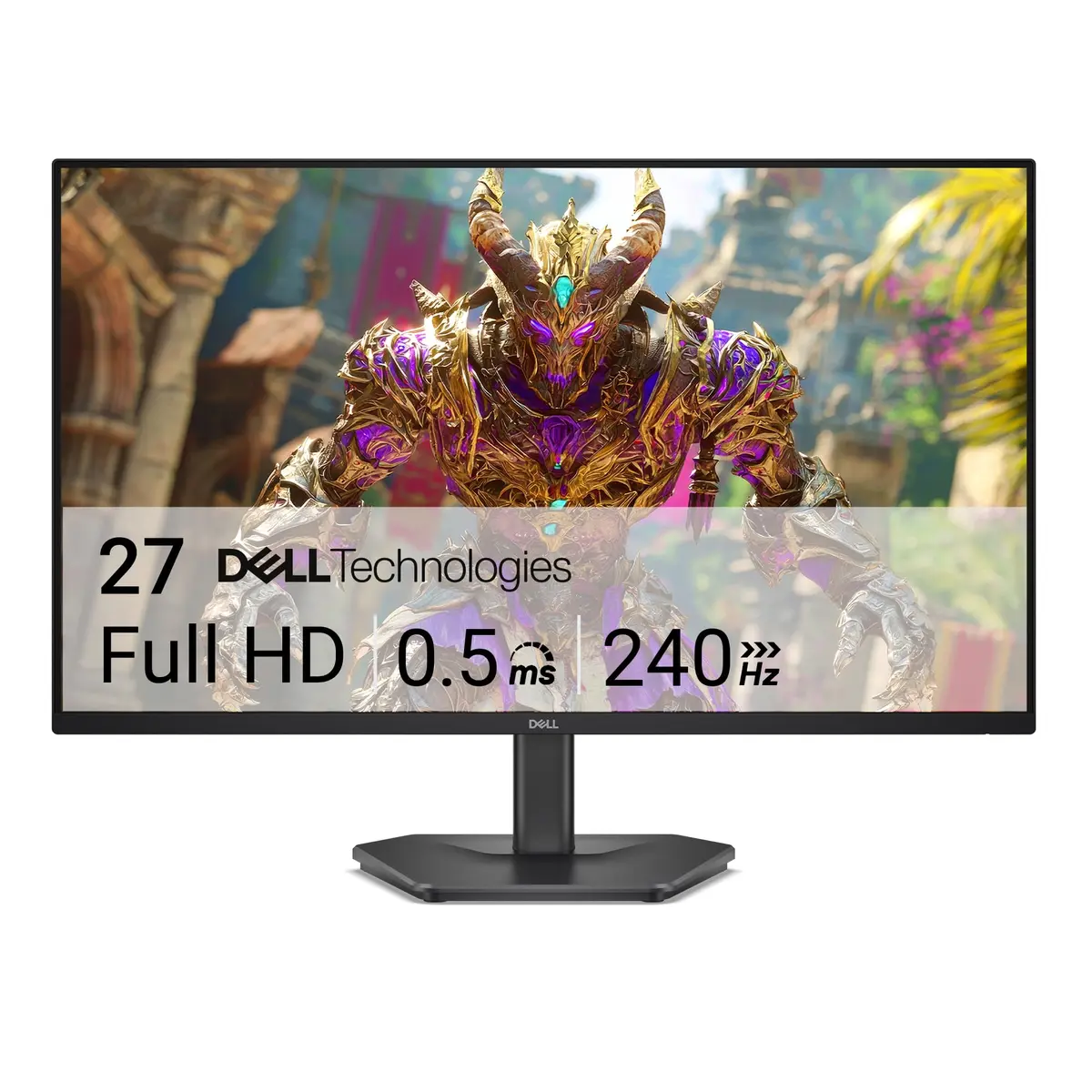 Monitor Dell 27", Full Hd (1920 x 1080), 240 Hz, Ips, Se2726hg | 1000:1 de contraste, Tempo de Resposta de 0,5 ms, Brilho de 300 nits, 2 HDMI, 1 DisplayPort, VESA 100 x 100, 99% sRGB.