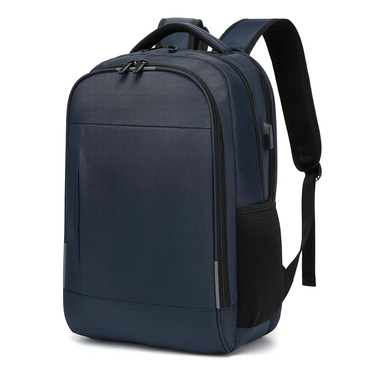 Mochila Grande para Notebook 17.3 Masculina Feminina,Mochila Backpack Executiva Antifurto, Reforçada, Saídas USB,Impermeável, Escolar, Faculdade, Trabalho,Viagem,Presente (Azul escuro) - 1