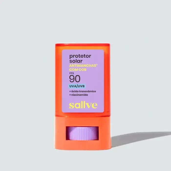 Protetor Solar Antimanchas Com Cor 2 Em Bastão 90fps Sallve - 1