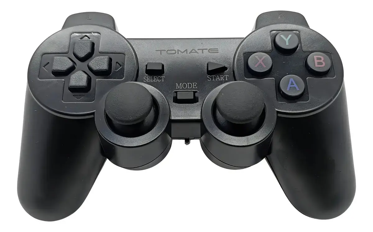 2 Controles Sem Fio Tomate Plug & Play Ideal Para Emulador Cor Preto thumbnail 6