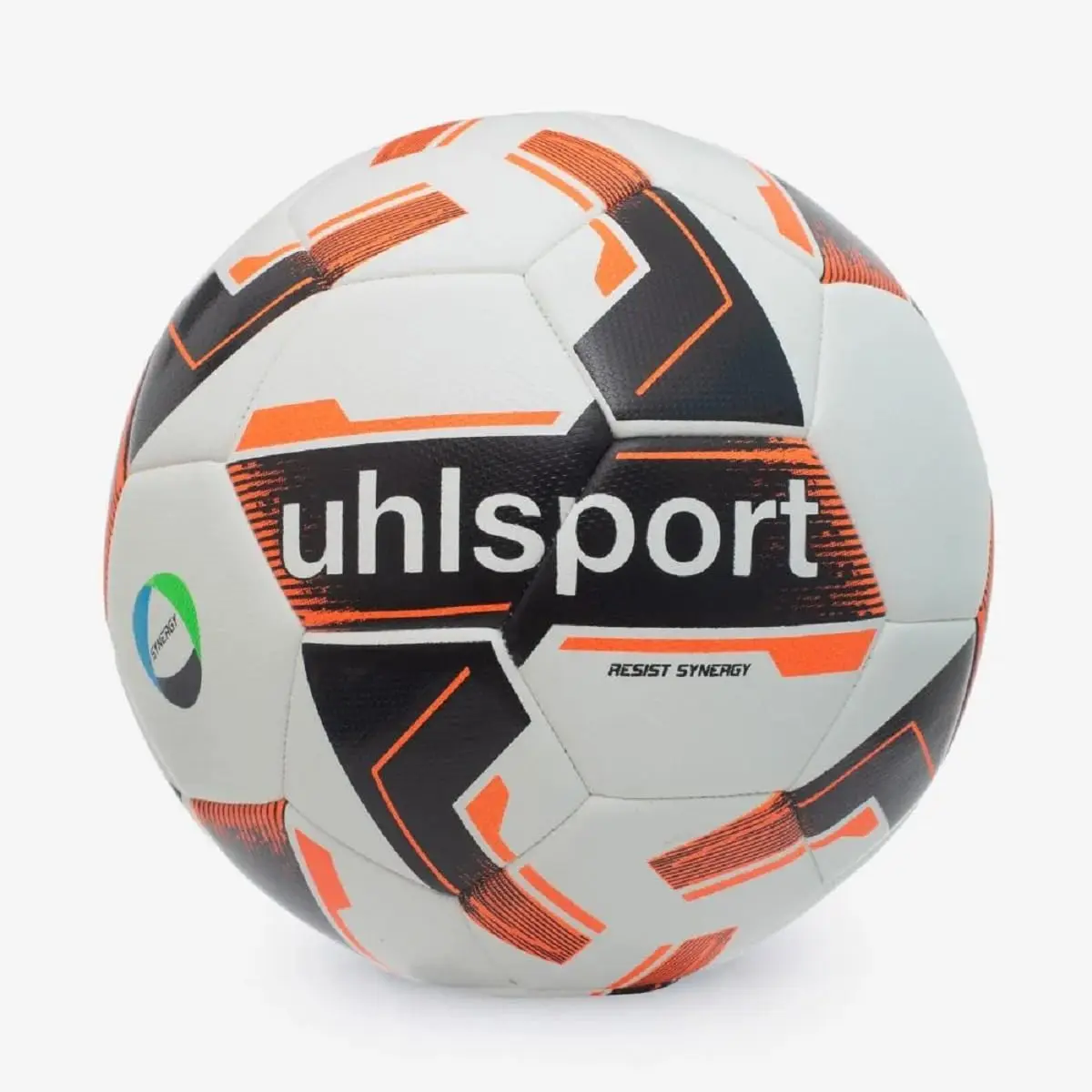 Bola de Futebol Campo Uhlsport Resist Synergy Branco/Preto Tamanho 5