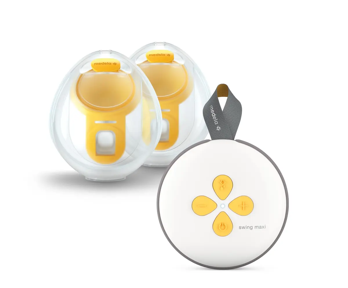 Bomba Tira Leite Elétrica Dupla Swing Maxi Hands Free | Fácil de Usar, Intuitiva, Ideal para a Extração em Movimento e com Mãos Livres - 1