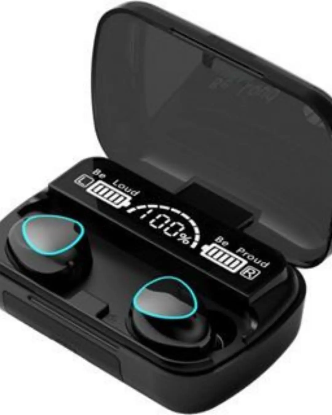 Fone de ouvido sem fio POTIPO M10-TWS Bluetooth 5.1, fone de ouvido intra-auricular à prova d'água IPX7, microfone estéreo com redução de ruído, adequado para esportes, jogos, viagens