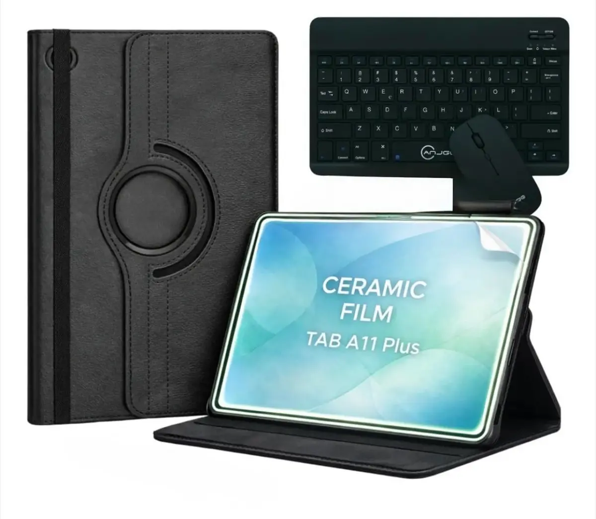 Kit Completo Capa Para Tab Samsung A11+/A9+ Plus de 11 Polegadas +Película +Teclado TrackPad - 1