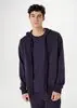 Jaqueta Básica Masculina Em Moletom Peluciado - Azul - 1